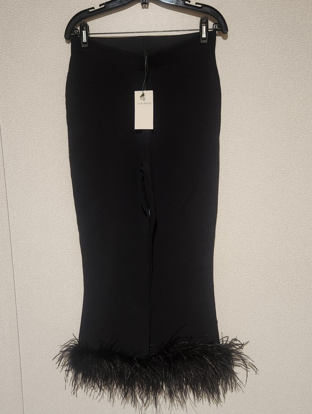 Tuckernuck Black Feather Compression Knit Ashford Pants Medium High Rise